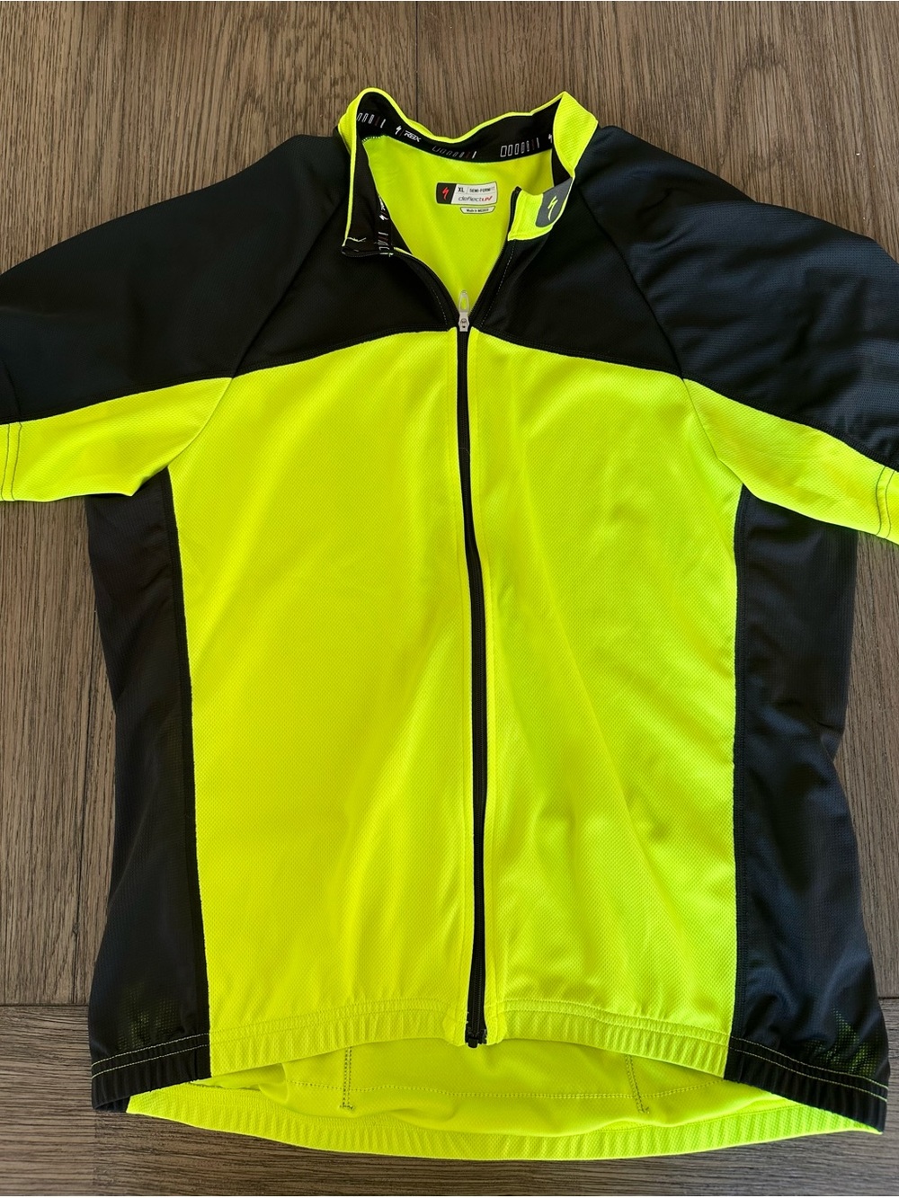 Specialized RBX High-Visibility Yellow and Black Cycling Jersey